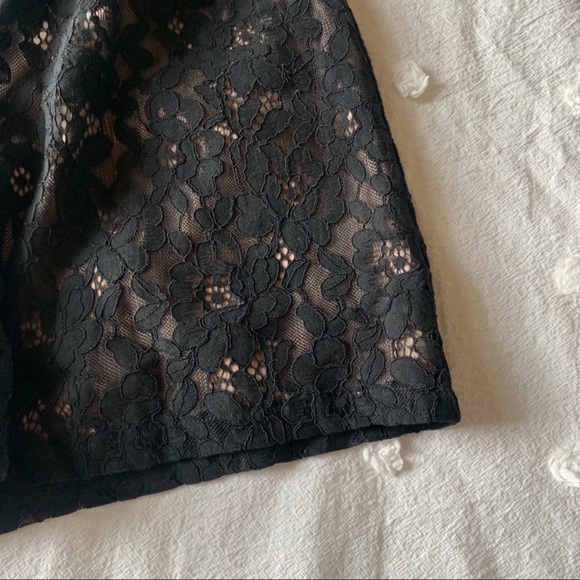 new✨ j.o.a anthro black lace and nude strapless romper - Picture 12 of 14